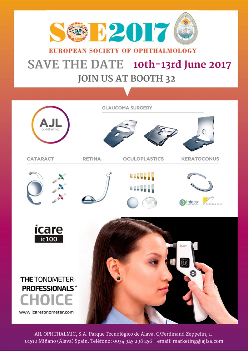 Congreso sociedad europea de oftalmología 2017